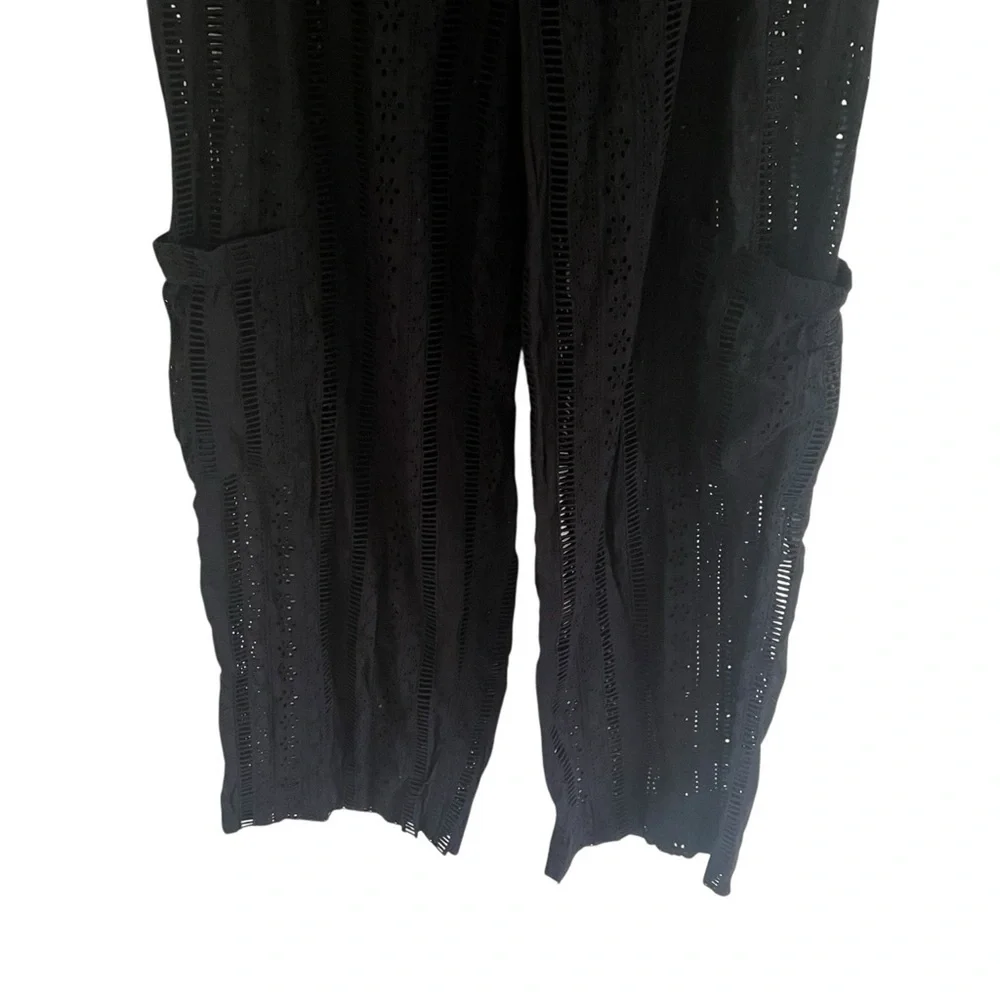 Damson Madder Black Broderie Anglaise Alys Waistcoat & Vacation Rafe Trouser Set